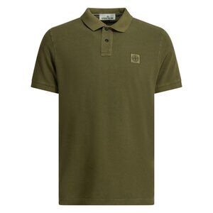 Stone Island Polo Shirt With Buttons And Logo Tag Size XL Men